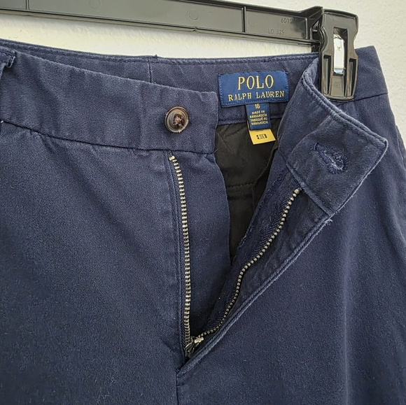 Polo Ralph Lauren boy's navy khaki pants, size 16 - Picture 3 of 8